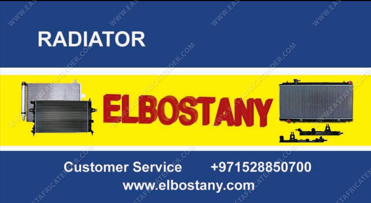 Elbostany Radiators for Cars, Radiator shop in Djibouti, Africa and UAE